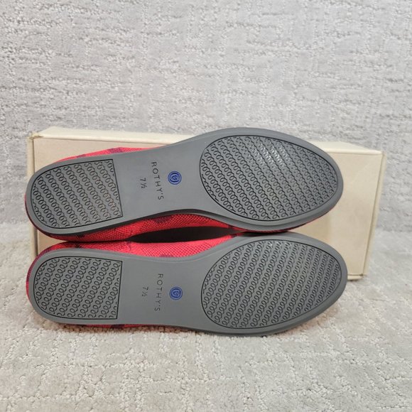 Rothy's The Loafer Red Camo Slip On Shoes Women's Size US 7.5, 8, 8.5 NEW - Picture 8 of 10